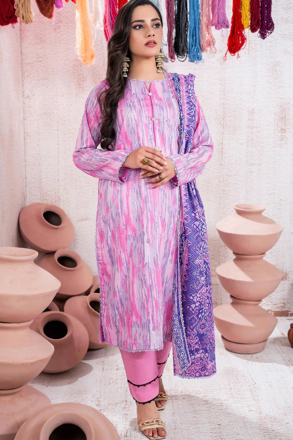 Zesh Printed Lawn 3-PC